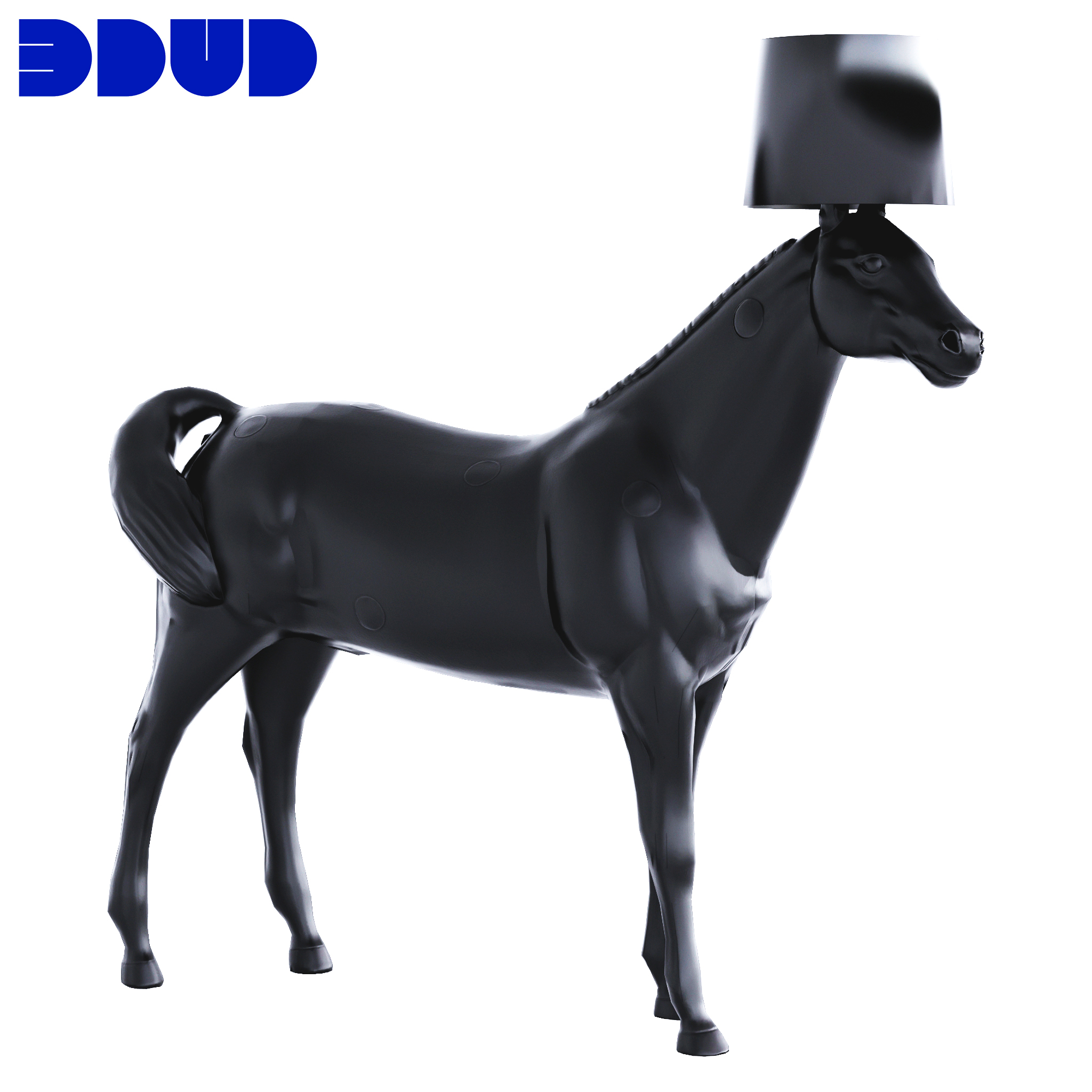 Horse Lamp Черный 190 см