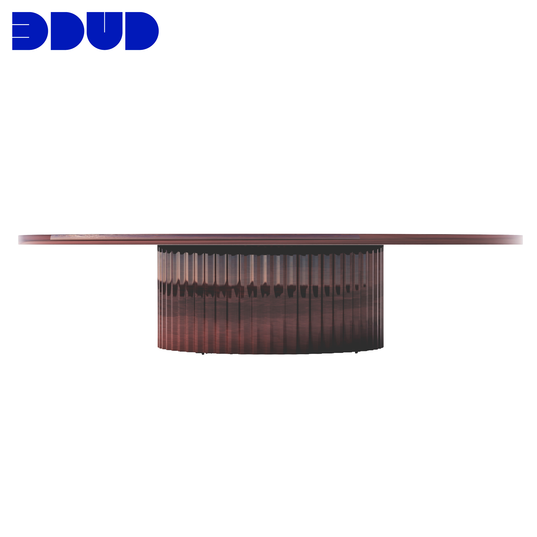 Журнальный столик Allure 110 Antiqued polished brass