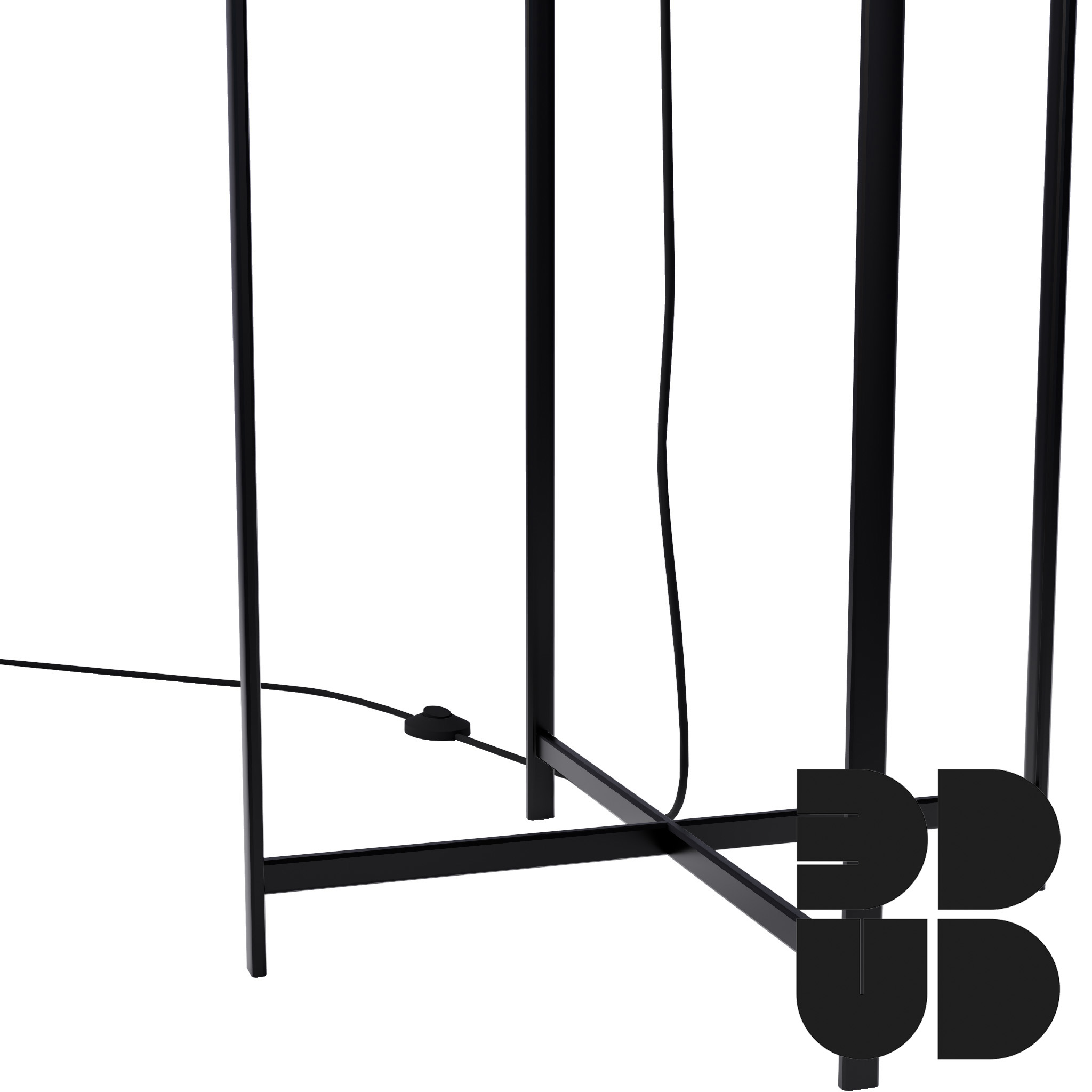 Торшер DeLight Collection Floor lamp 9355F black/smoky