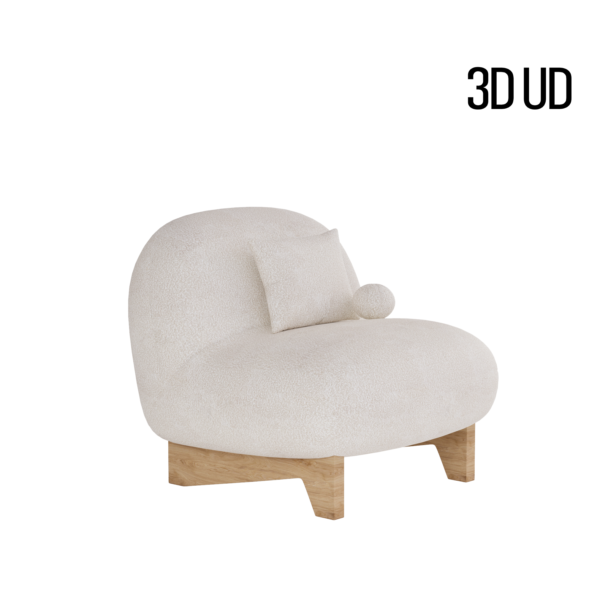 Кресло Элвит Cozy Ivory