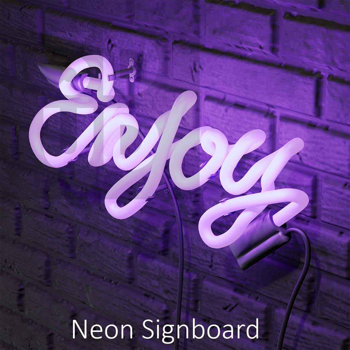 Neon signboard Enjoy