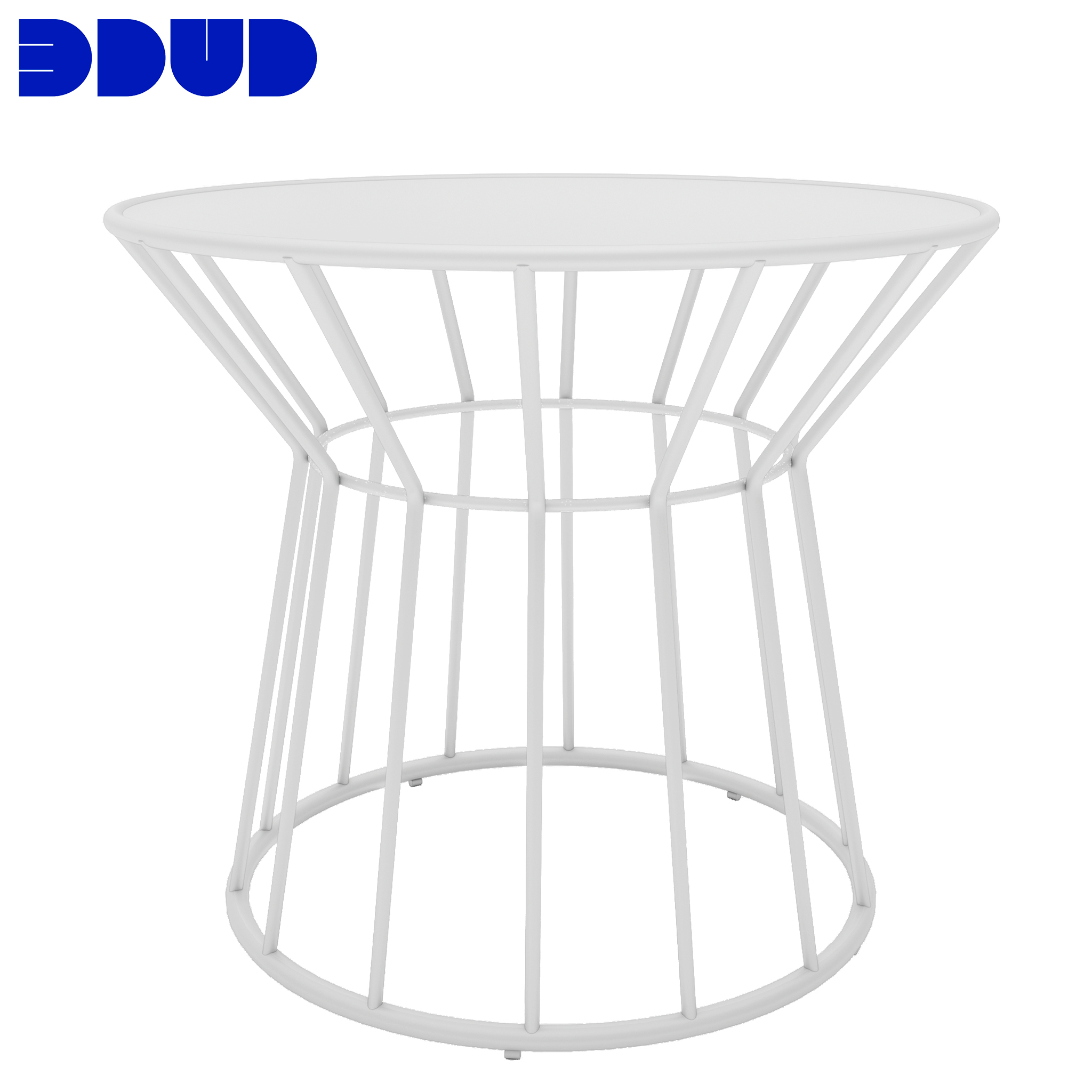 Round side table