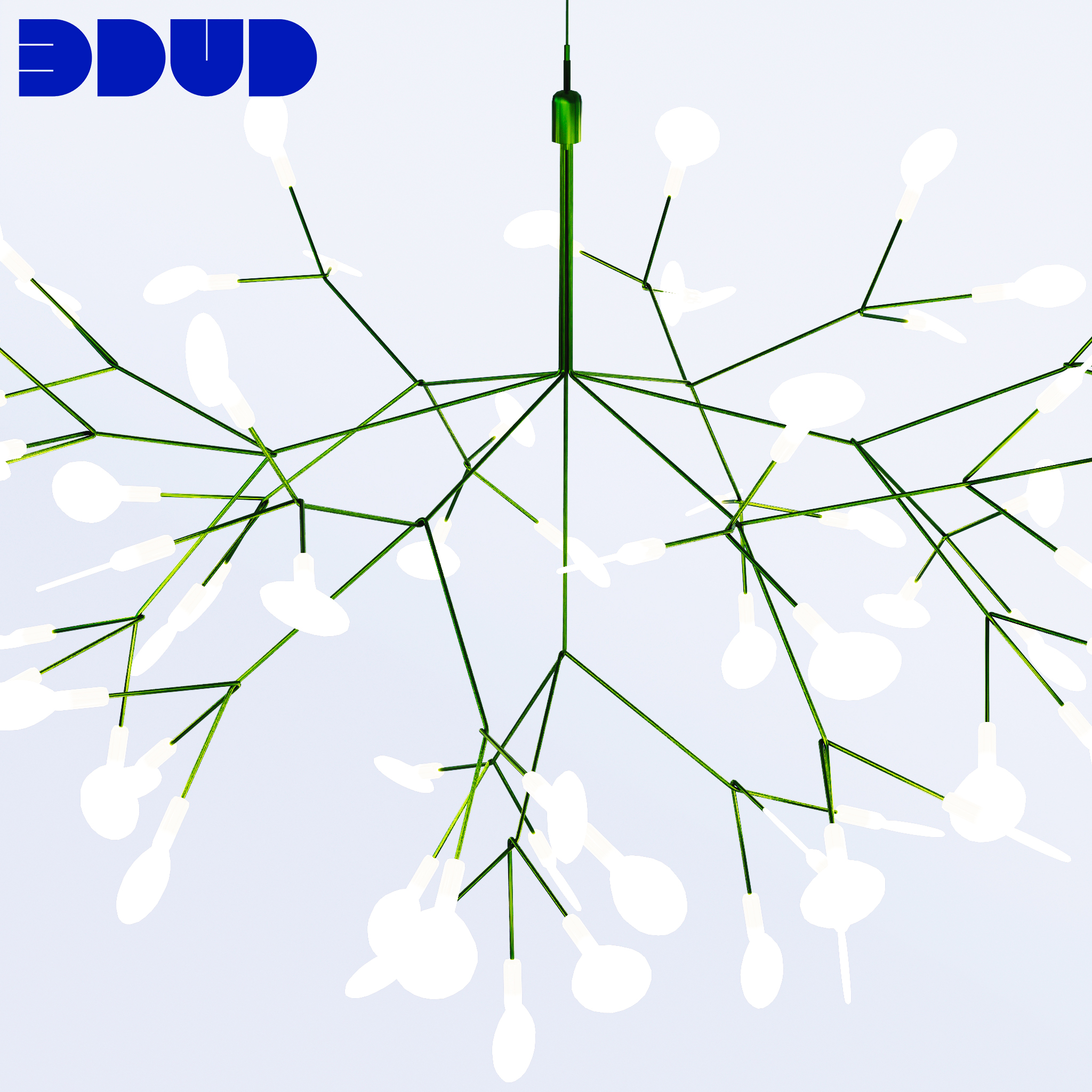 Люстра Heracleum III Suspended Large Copper