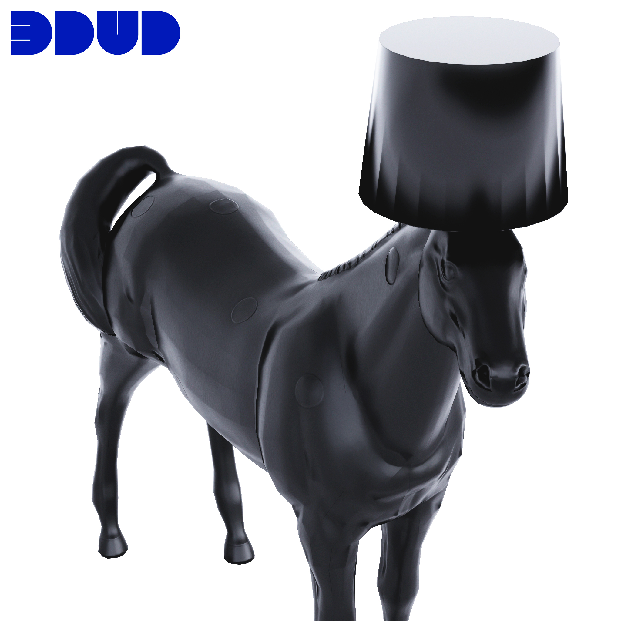 Horse Lamp Черный 190 см