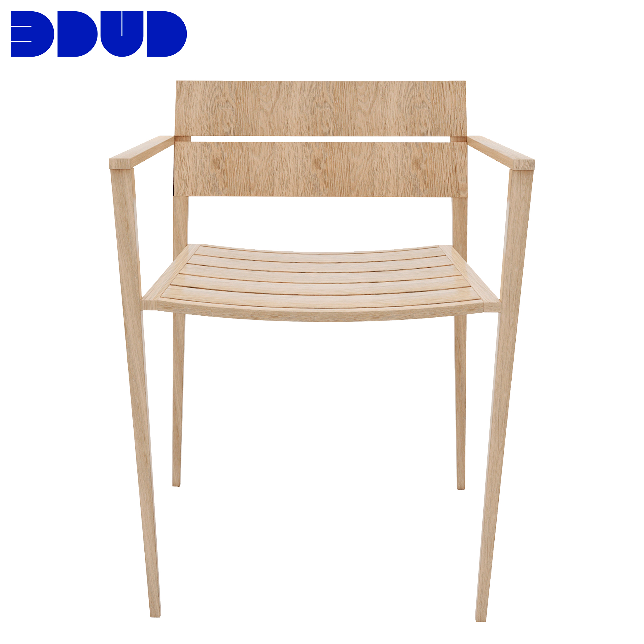 Fauteuil repas en teck COCODACAT