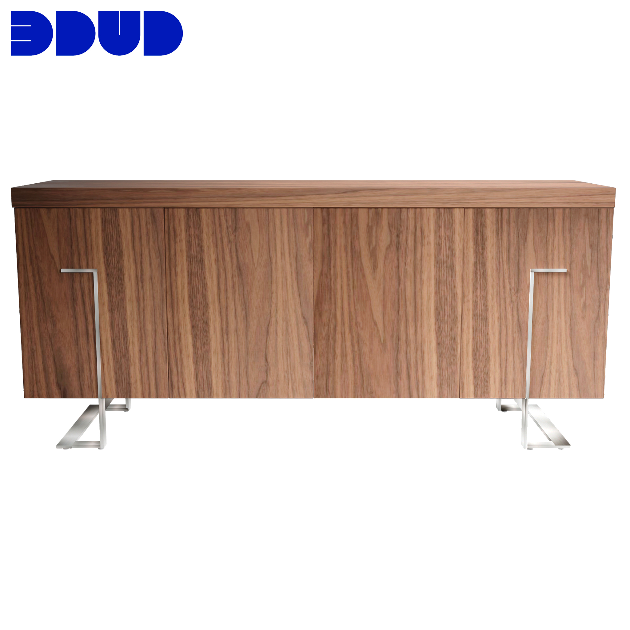 Сервант MK2103SB /3221 из орехового дерева и хромированной стали