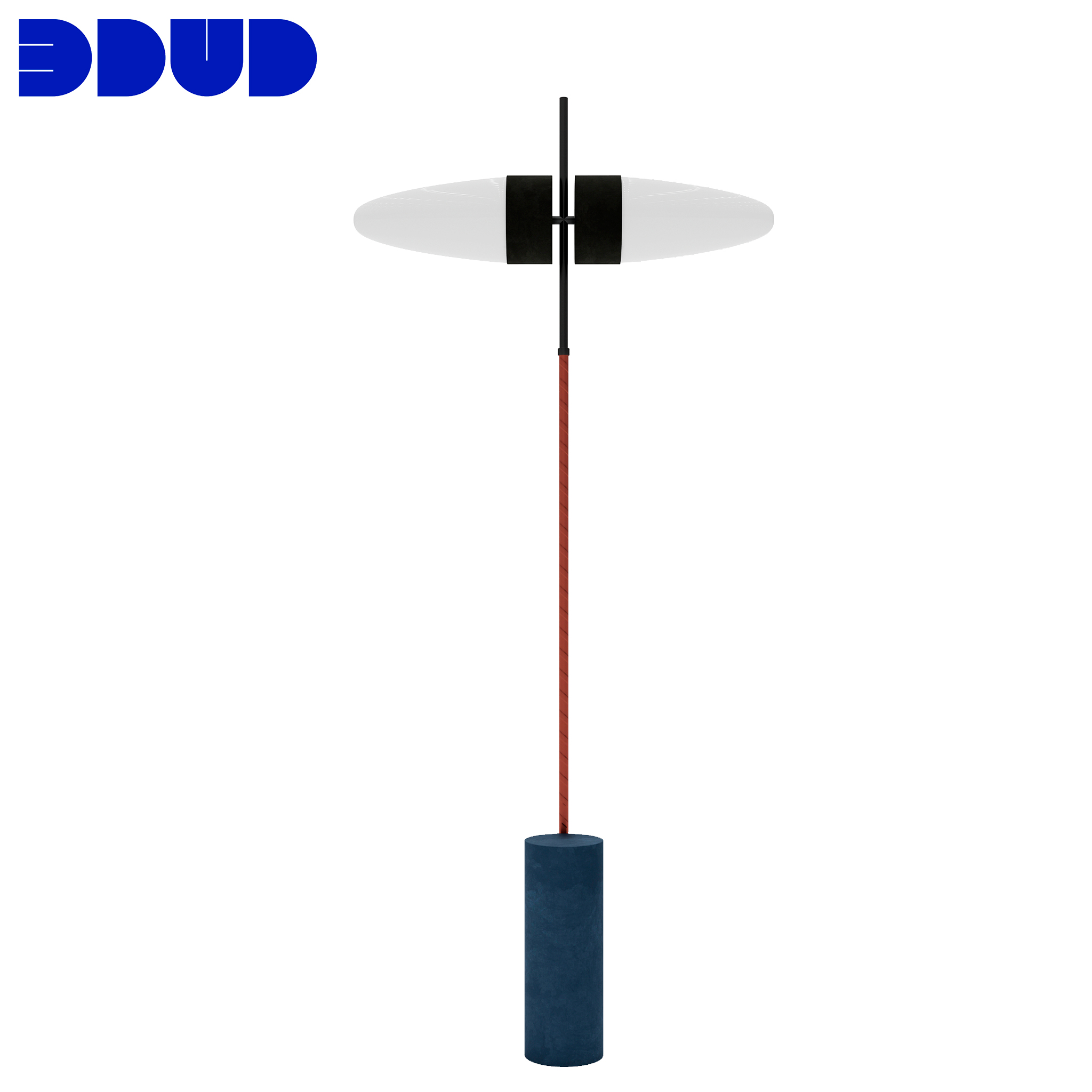 Bull Floor Lamp Oxidised