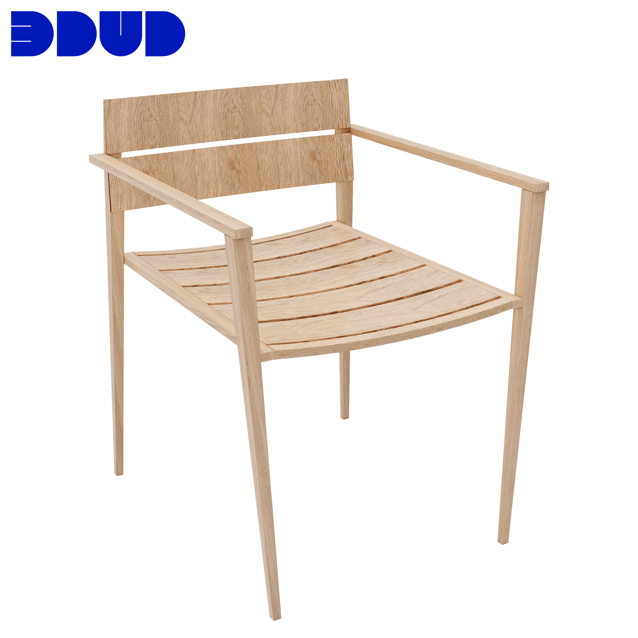 Fauteuil repas en teck COCODACAT