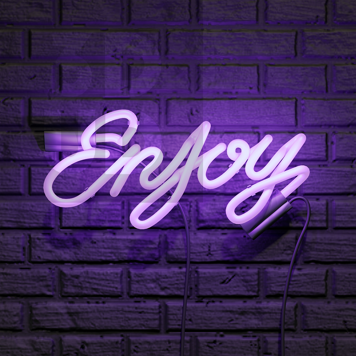 Neon signboard Enjoy