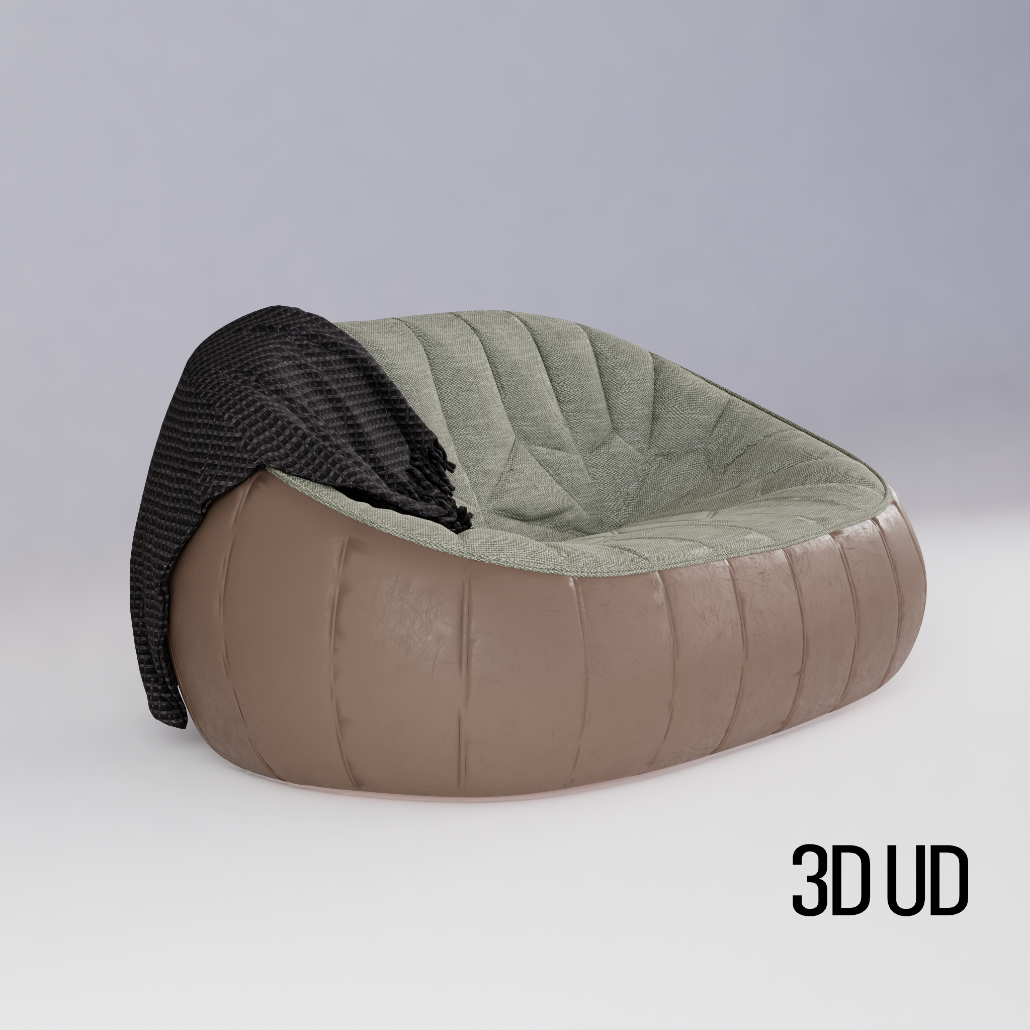 Ottoman loveseat by Ligne Roset