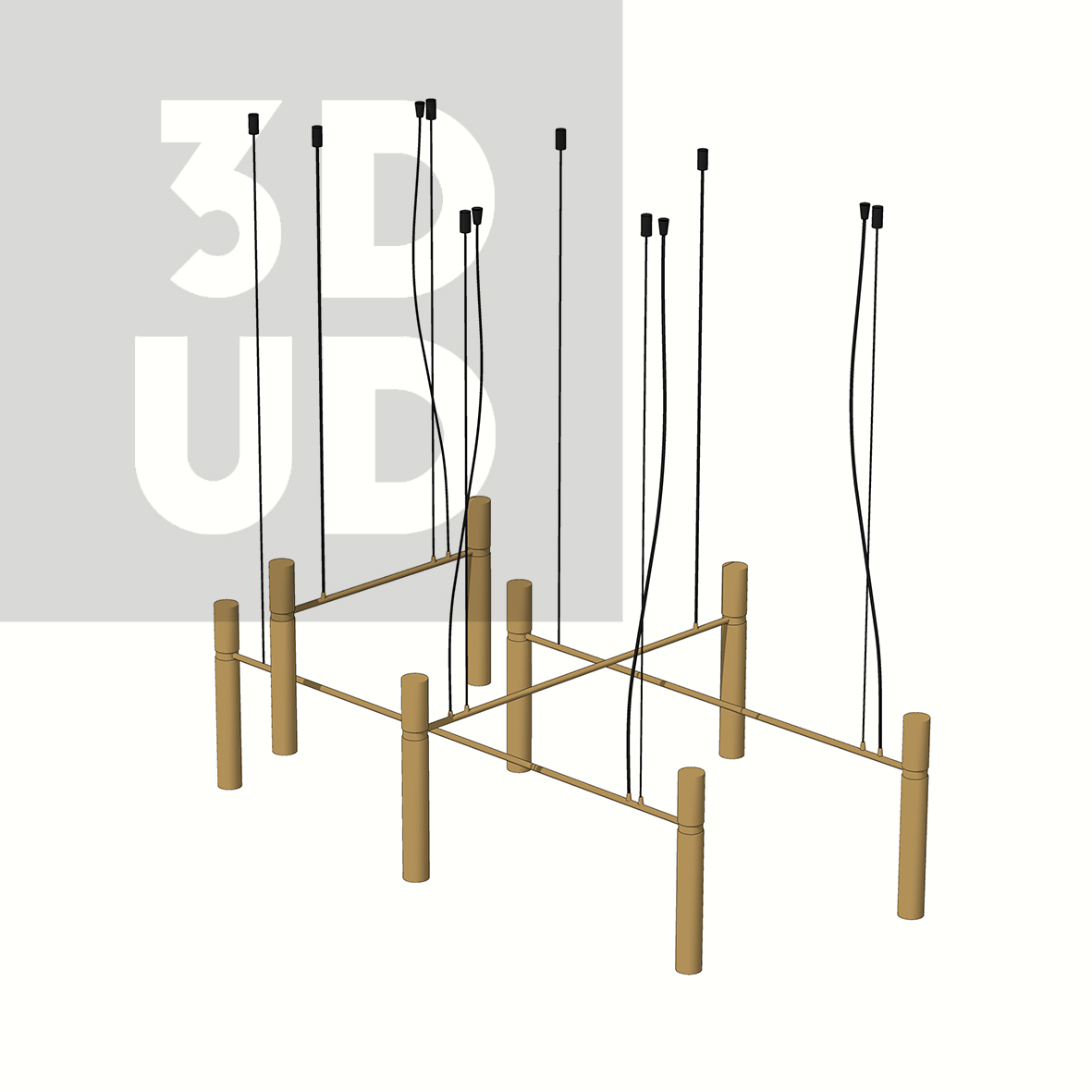 Henge Tube Chandeier
