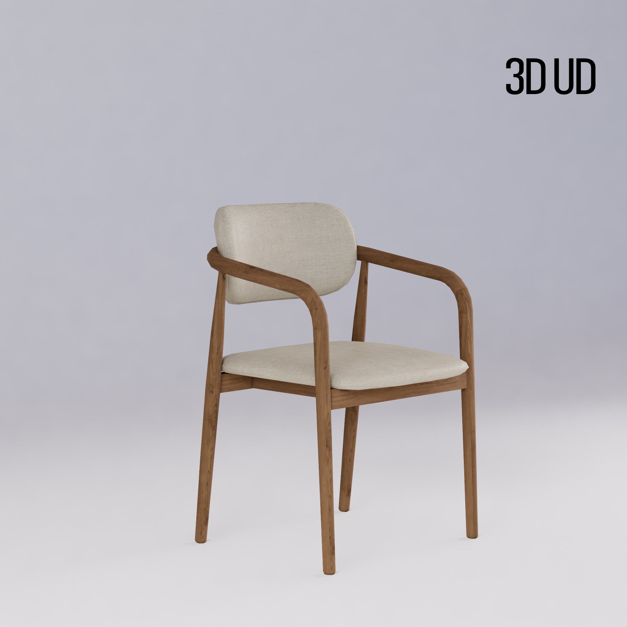 Natural Beige Dining Chair