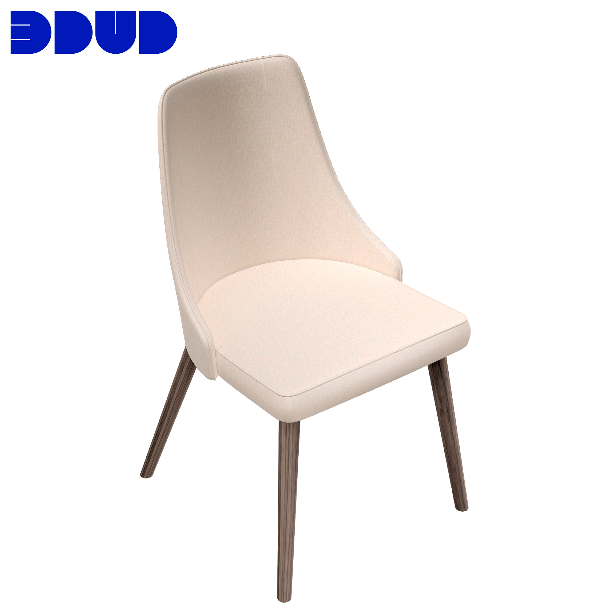 Стул Calidez DC631 /4032 с обивкой из ткани и ножками цвета ореха