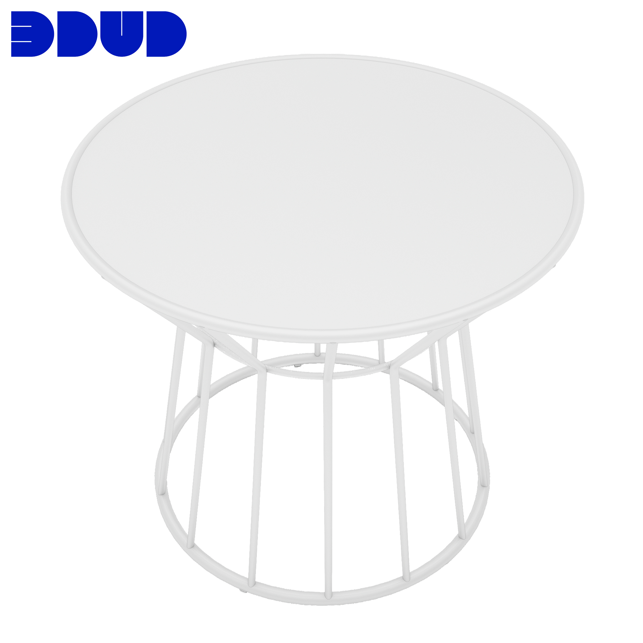 Round side table