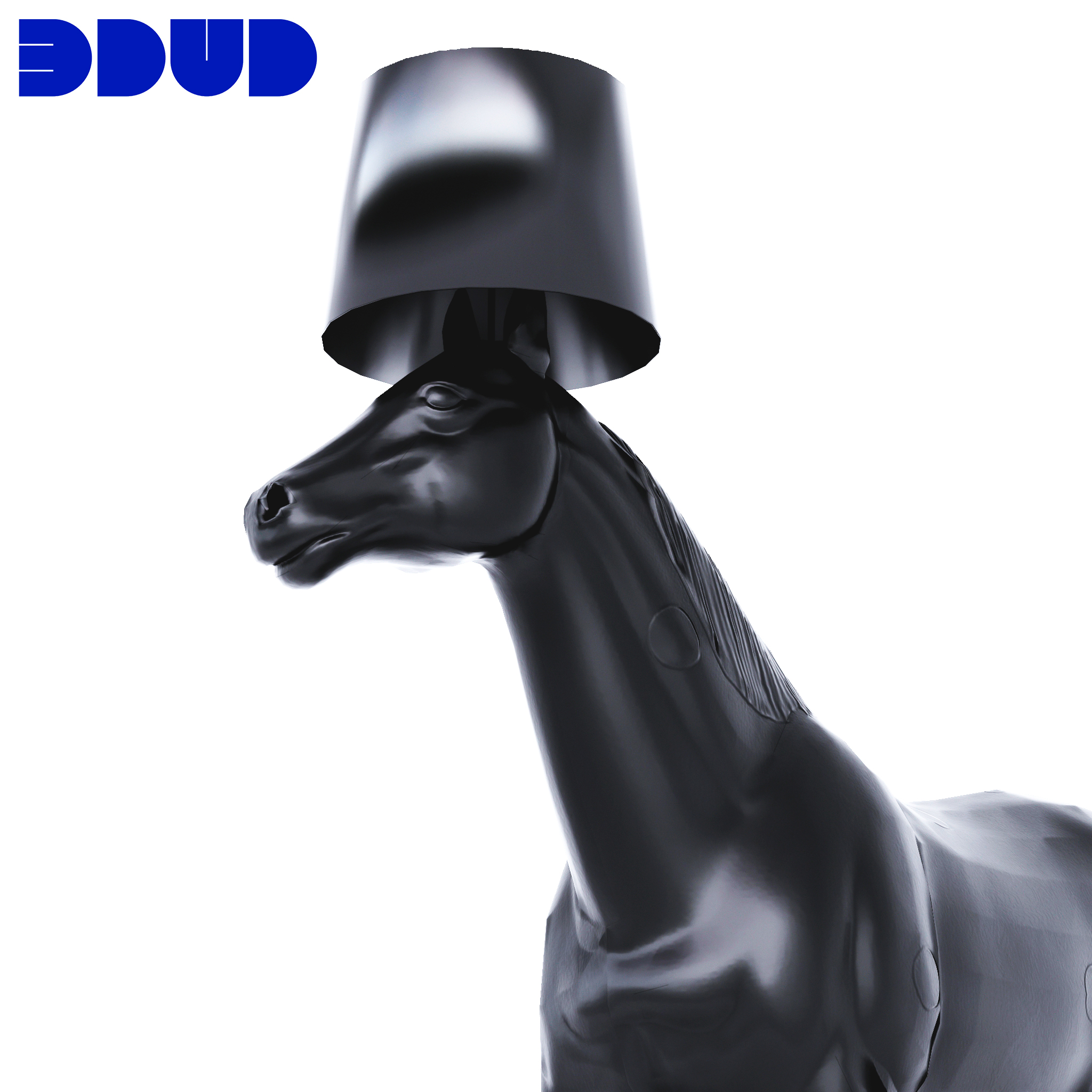 Horse Lamp Черный 190 см