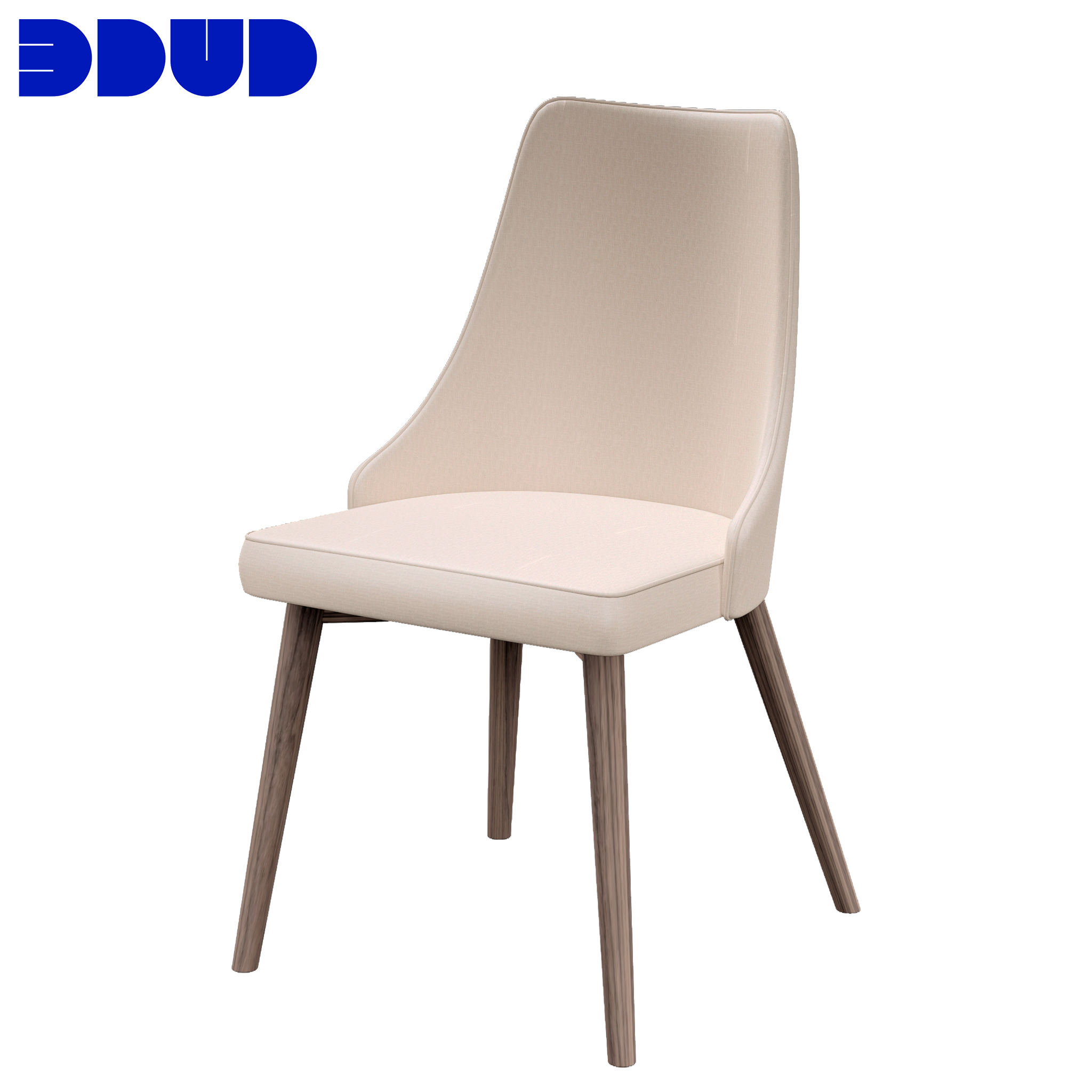 Стул Calidez DC631 /4032 с обивкой из ткани и ножками цвета ореха
