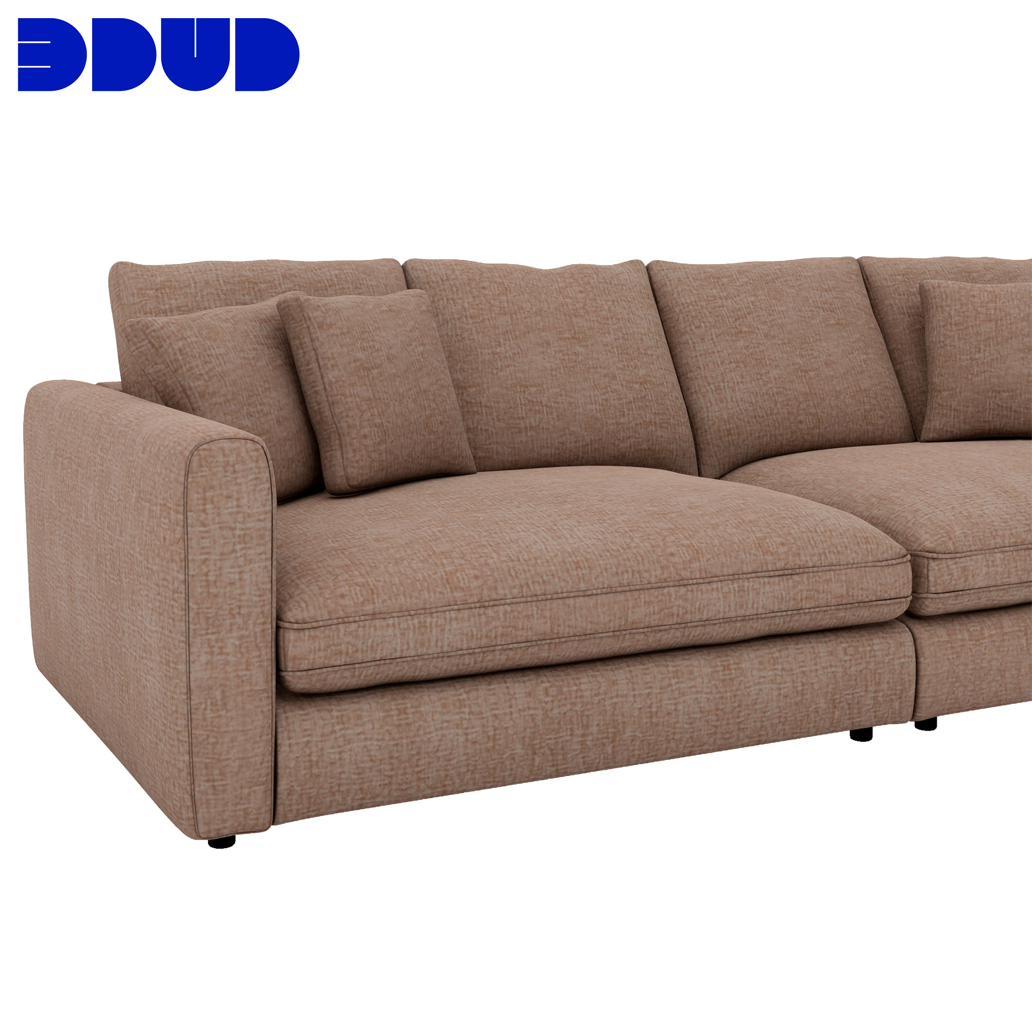 Sense 3-seater Sofa Nature Soft