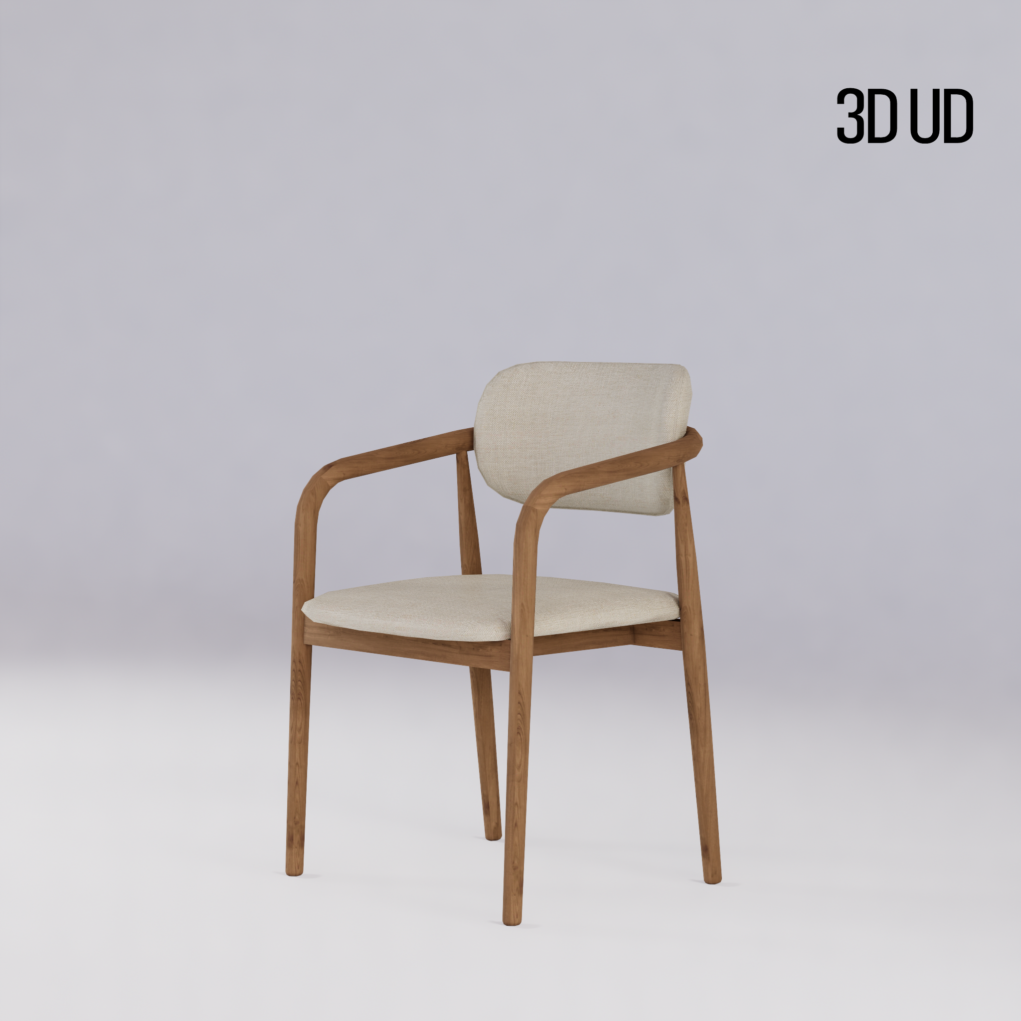 Natural Beige Dining Chair