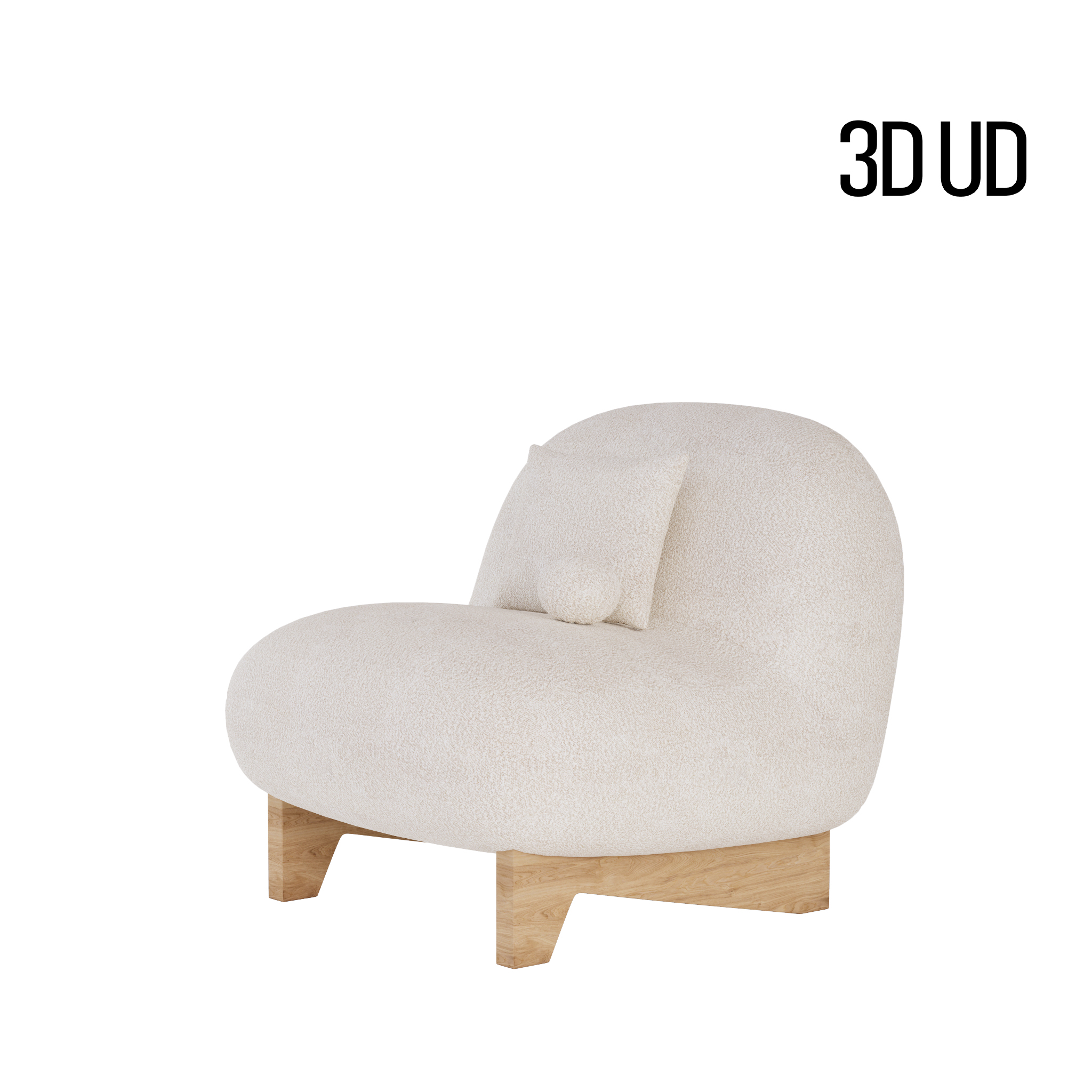 Кресло Элвит Cozy Ivory