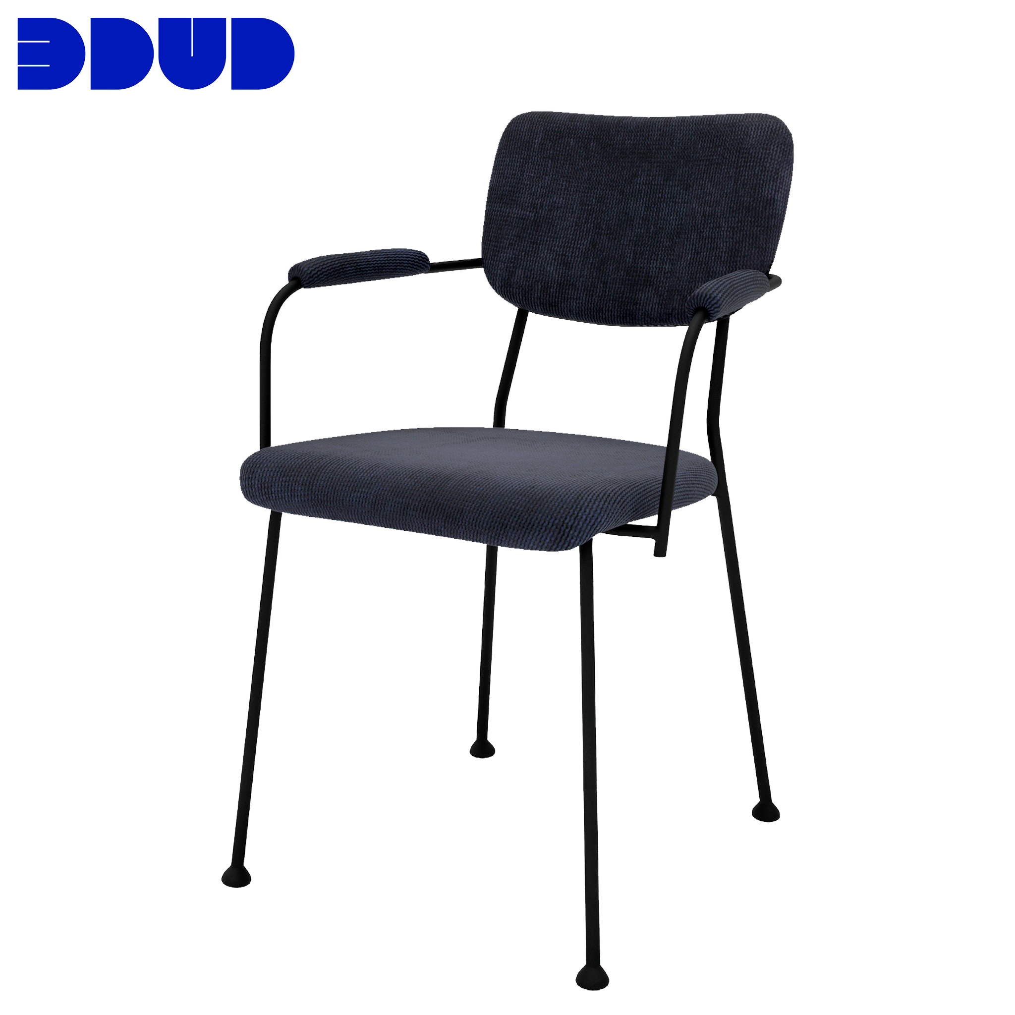 BENSON - Blue velvet armchair