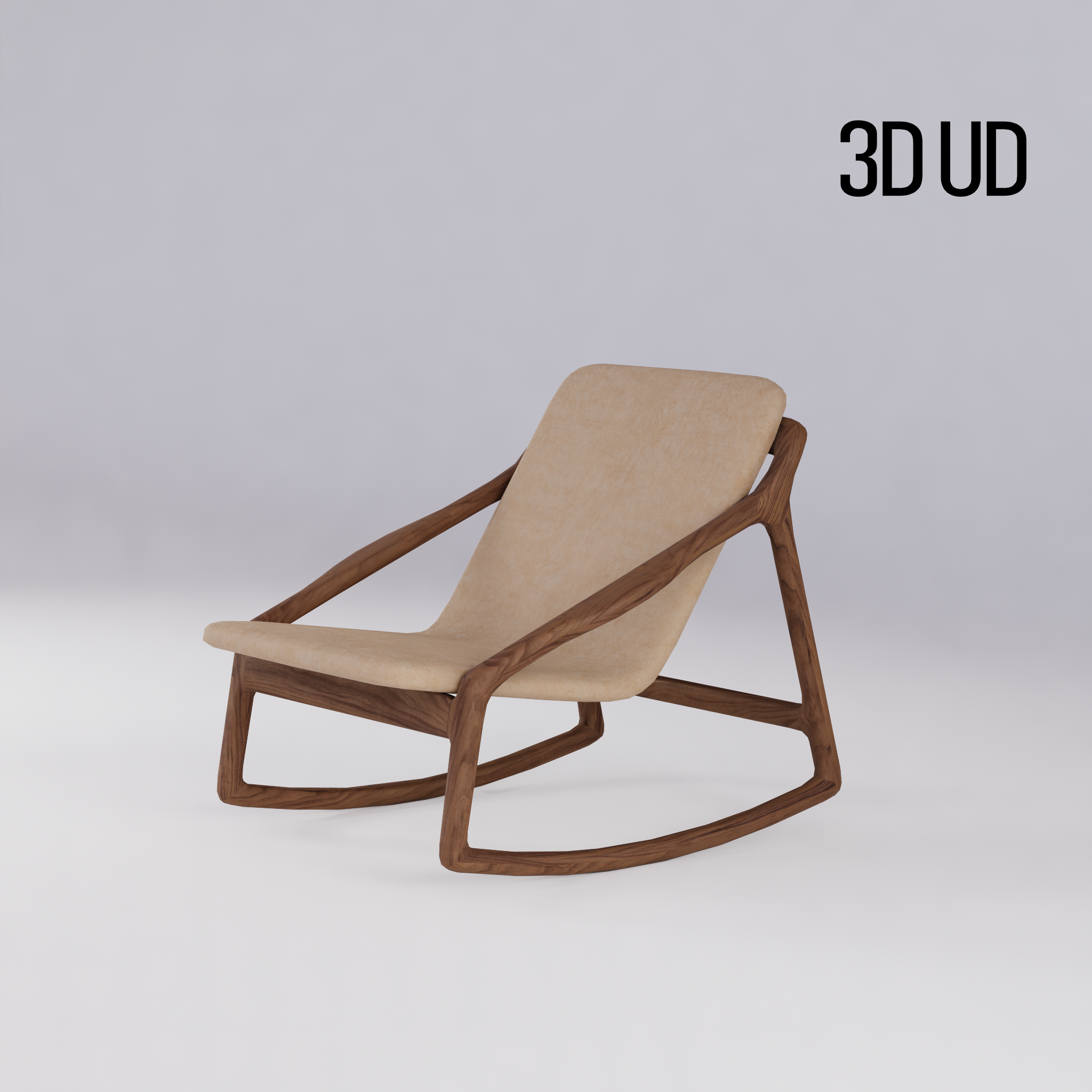 MARSHALL Rocking armchair by Woak