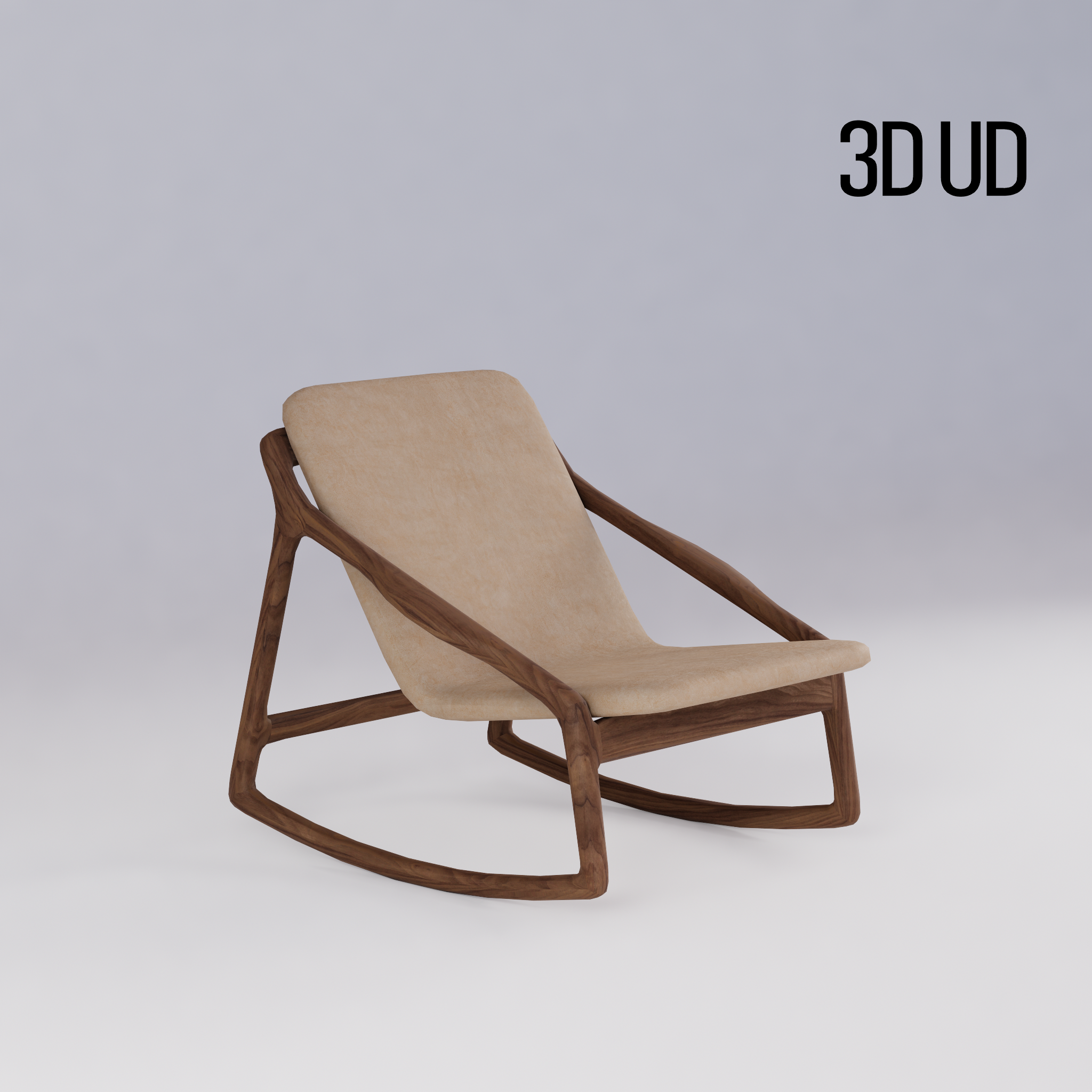 MARSHALL Rocking armchair by Woak
