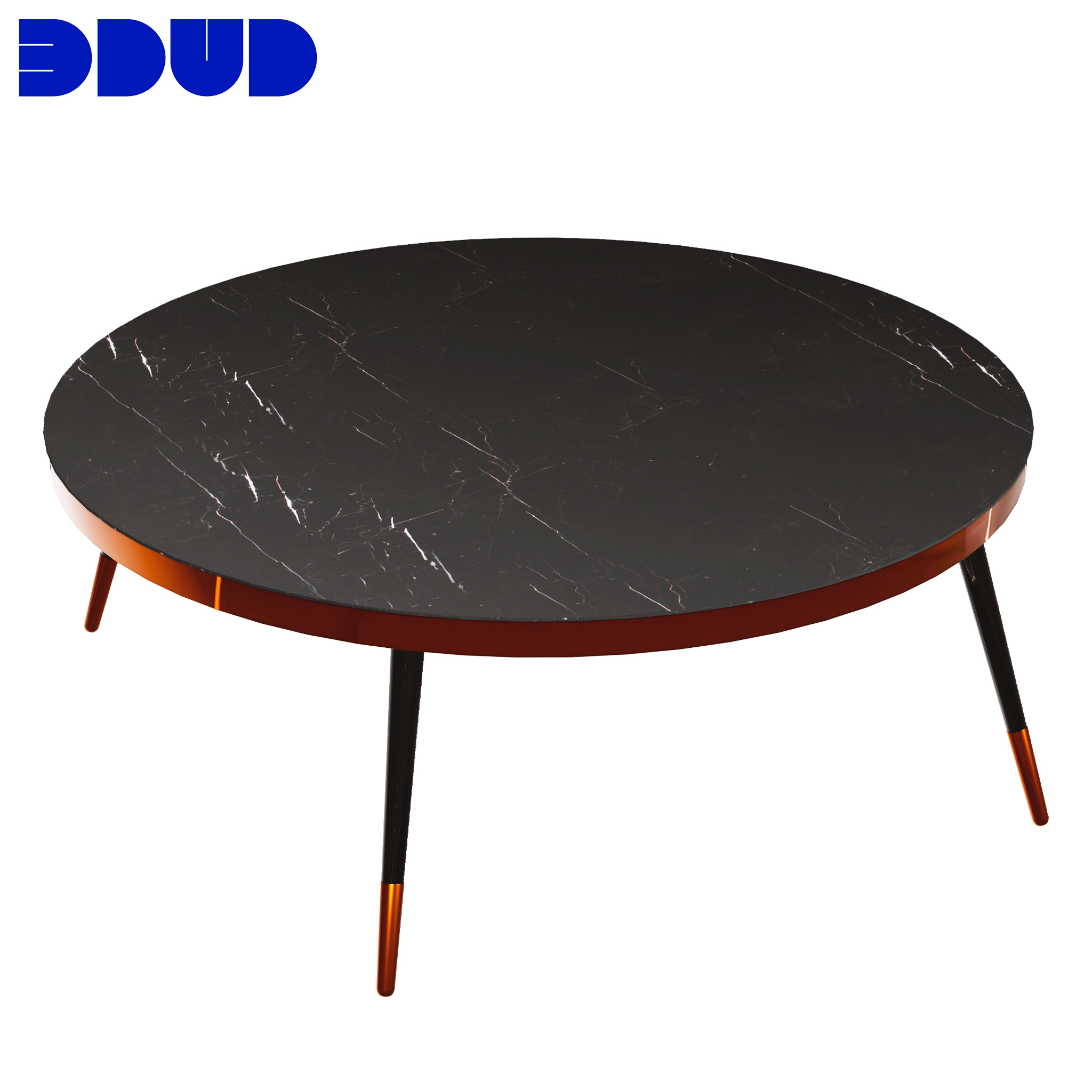 Круглый журнальный столик из стали и керамики CT1015-3AA 2068