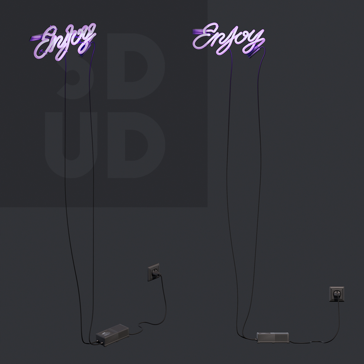 Neon signboard Enjoy